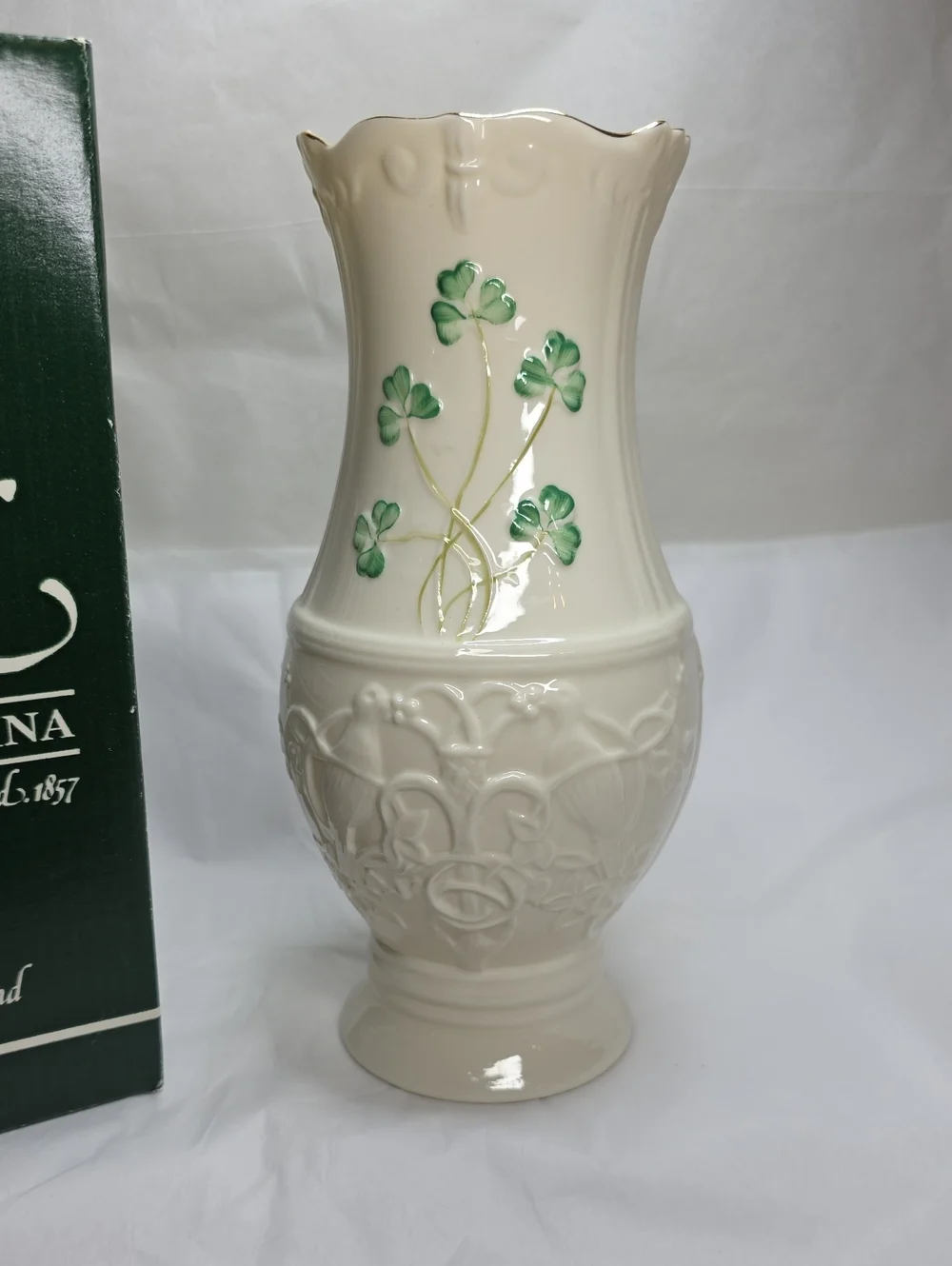 Belleek glendalough vase